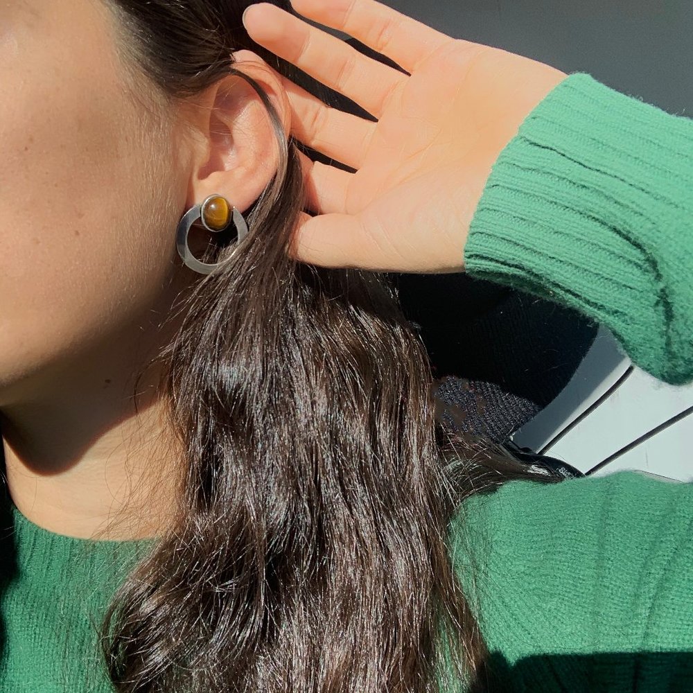 Vintage Sterling Silver Earrings